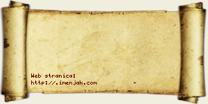 Hana Velimirović vizit kartica